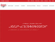 Tablet Screenshot of conniespizza.com